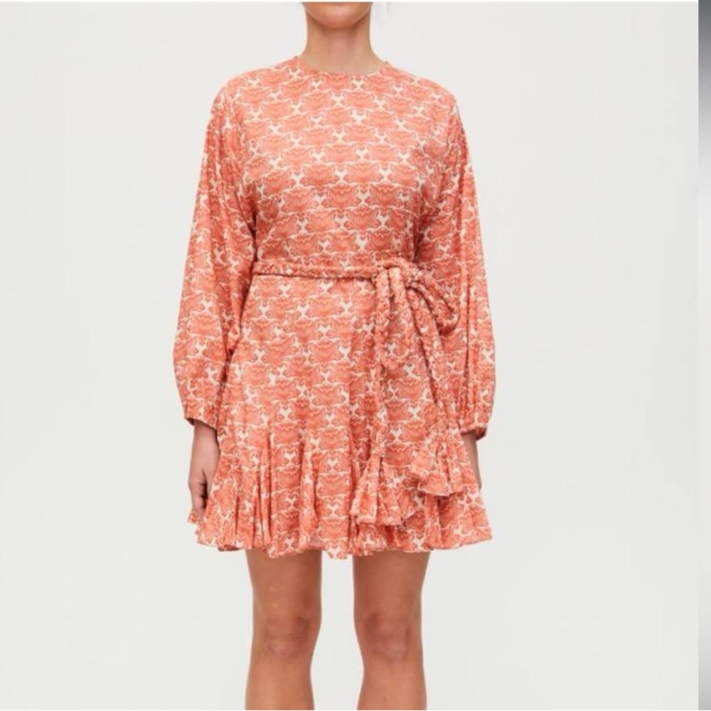NWOT Rhode Ella Dress in Orange Lotus